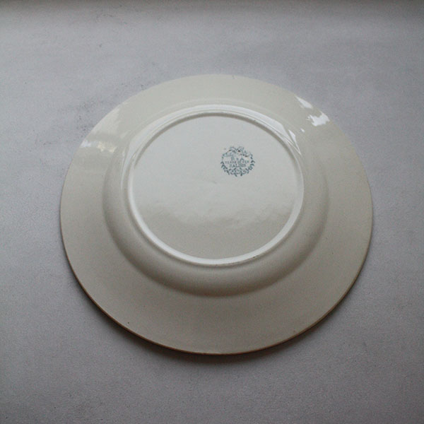 フランスアンティーク R&A  SALIN平皿(TERRE DE FER) イメージ画像3