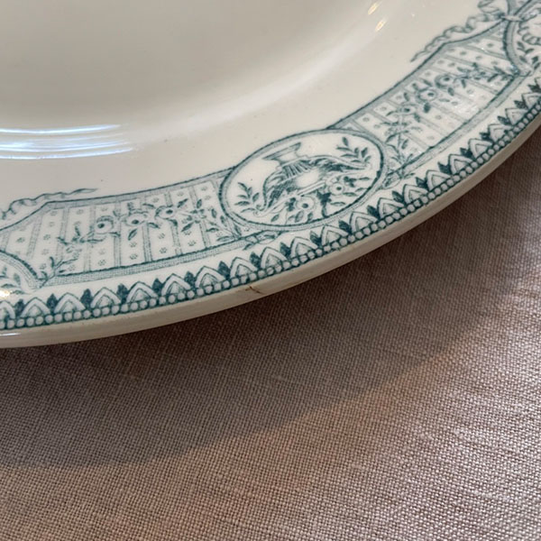 フランスアンティーク R&A  SALIN平皿(TERRE DE FER) イメージ画像5