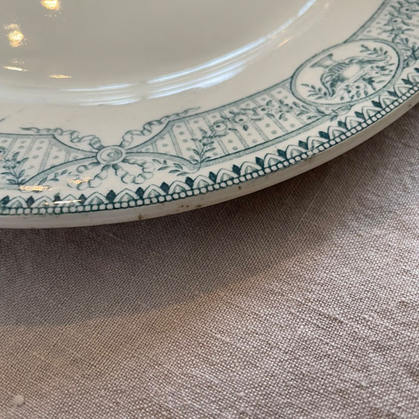 フランスアンティーク R&A  SALIN平皿(TERRE DE FER) イメージ画像7