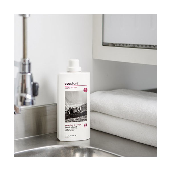 【ecostore】ランドリーリキッド ＜ゼラニウム＆オレンジ＞1L イメージ画像1