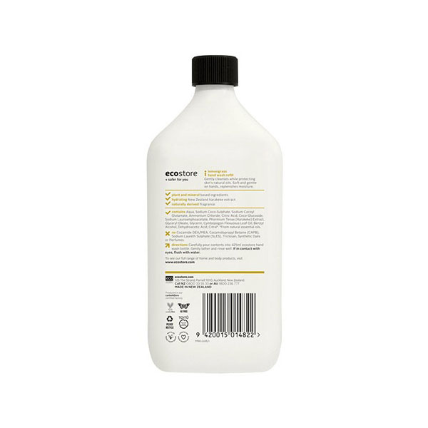【ecostore】ハンドウォッシュリフィル ＜レモングラス＞ 850mL イメージ画像2