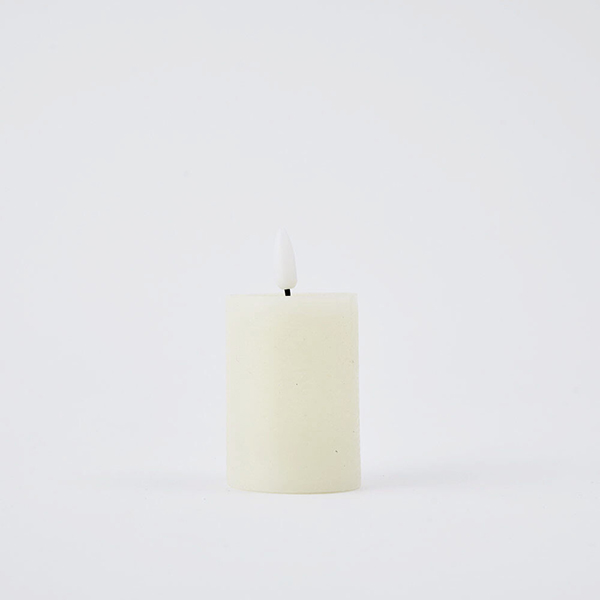 LEDライト キャンドル シリンダー(H10㎝)