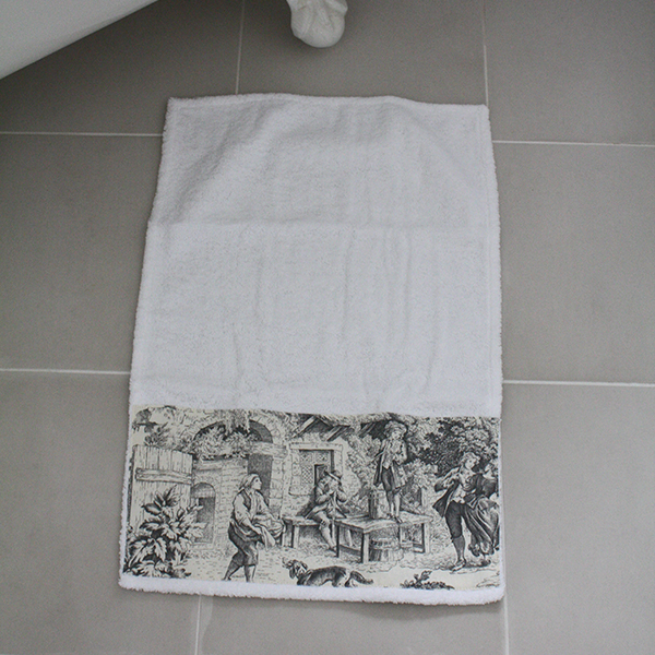 ゲストタオル BAUHAUS white/TDJ nero イメージ画像2