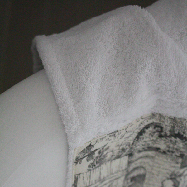 ゲストタオル BAUHAUS white/TDJ nero イメージ画像3