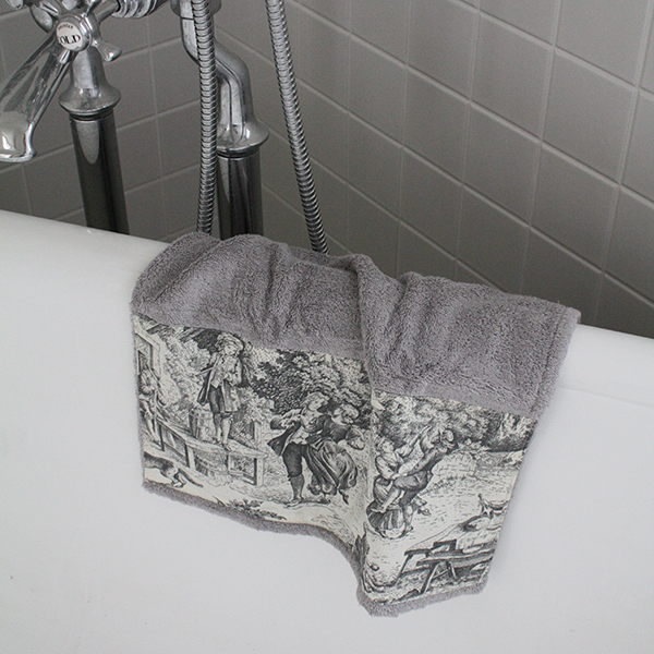 ゲストタオル BAUHAUS stone/TDJ nero