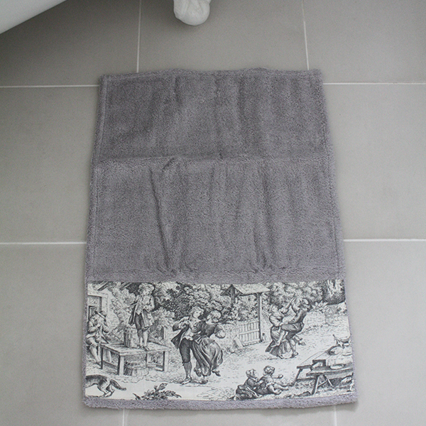 ゲストタオル BAUHAUS stone/TDJ nero イメージ画像2