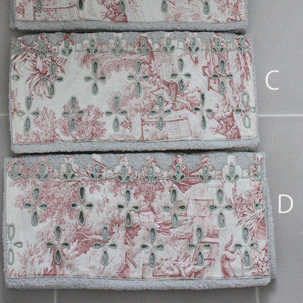 ゲストタオル AMALFI mastick/salvia TDJ talco イメージ画像4