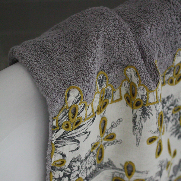 ゲストタオル AMALFI stone/oil TDJ nero イメージ画像3