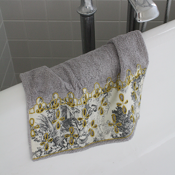 ゲストタオル AMALFI stone/oil TDJ nero イメージ画像1