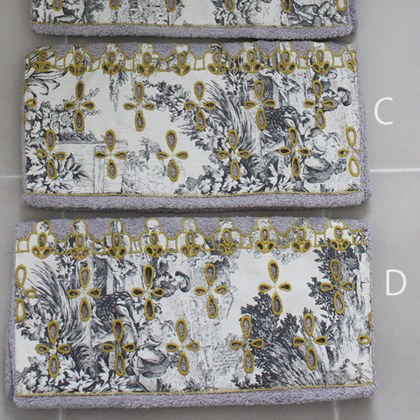 ゲストタオル AMALFI stone/oil TDJ nero イメージ画像5