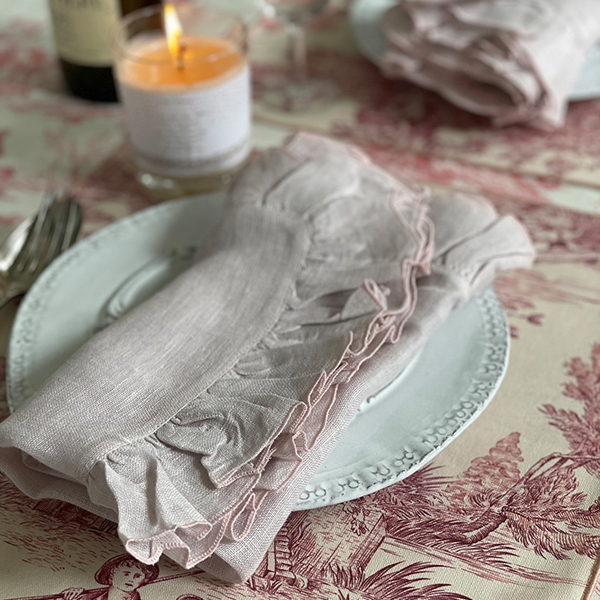 BORGO DELLE TOVAGLIE　フリルナプキン 【tulle】 イメージ画像1