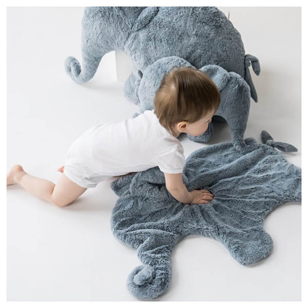 【OSCAR オスカー】ブランケット82（ライトグレー） イメージ画像2