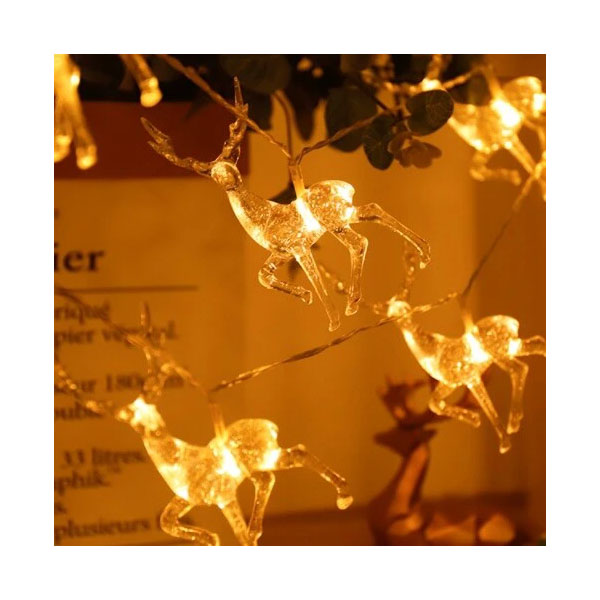 【LED】トナカイ クリスマス3Dガーランド イメージ画像2