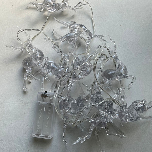 【LED】トナカイ クリスマス3Dガーランド イメージ画像4