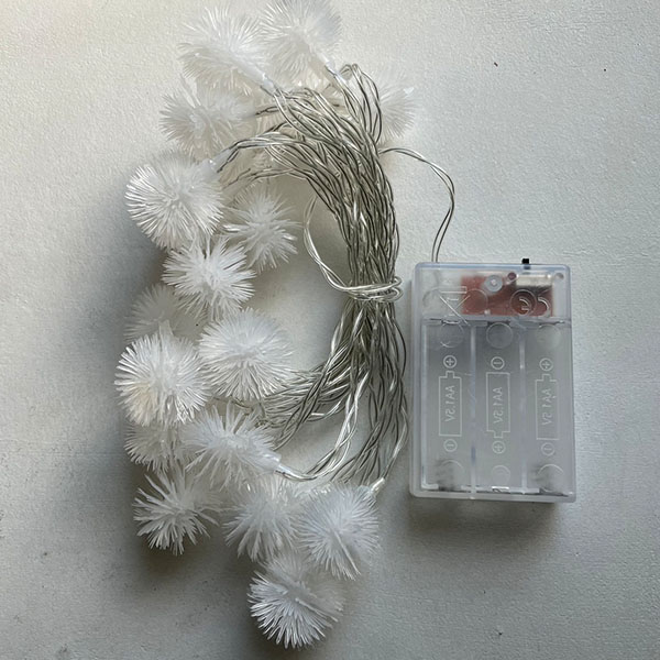 【LED】綿毛 ガーランド（3.0m） イメージ画像4
