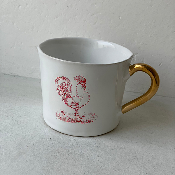 ALICE medium coffee cup 'Glam'【Peacock】のイメージ画像