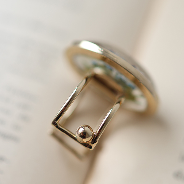 ヴィンテージガラスフラワーリング イメージ画像4