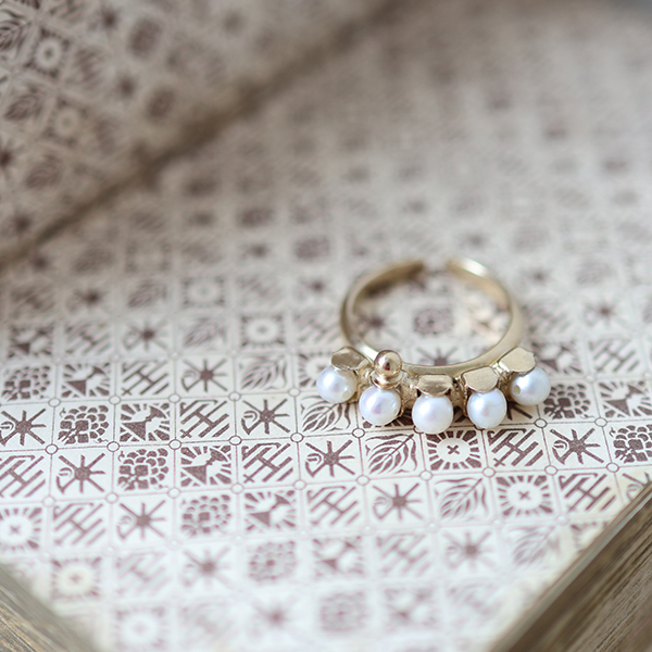 パールリング【ゴールド】