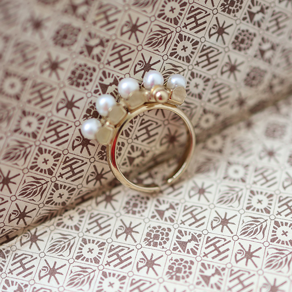 パールリング【ゴールド】 イメージ画像2