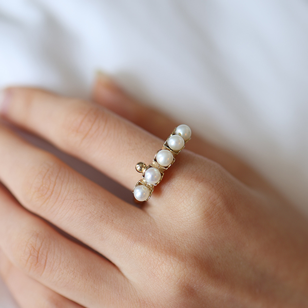 パールリング【ゴールド】 イメージ画像3