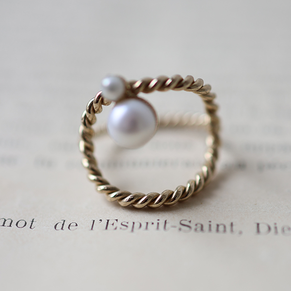 オーバルパールリング