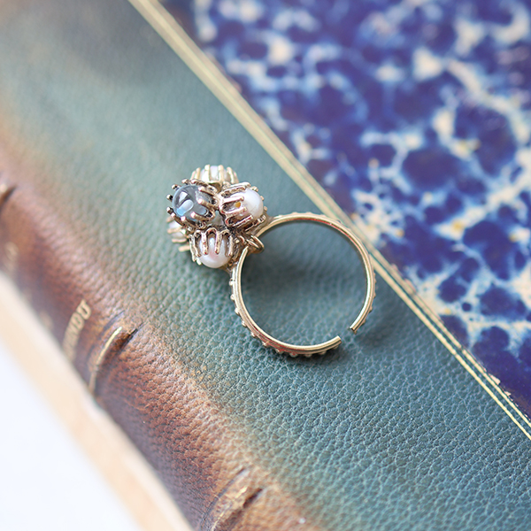 パール＆トパーズリング イメージ画像3