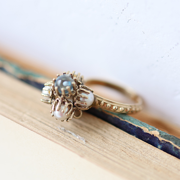 パール＆トパーズリング イメージ画像1