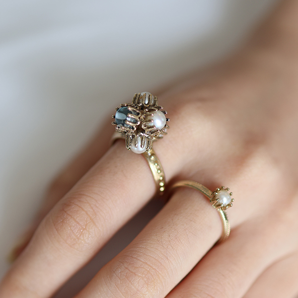 パール＆トパーズリング イメージ画像2