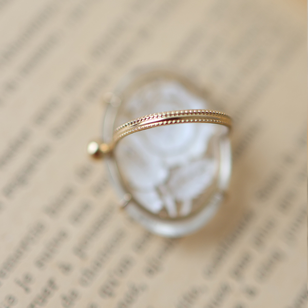 ヴィンテージガラスローズリング イメージ画像4