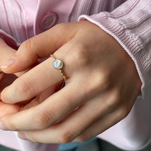 ムーンストーンリング イメージ画像1