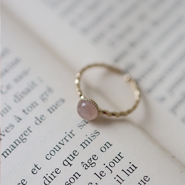 ローズクォーツリング イメージ画像1