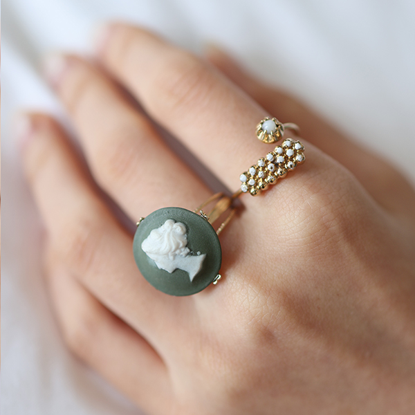 ヴィンテージカメオリング イメージ画像2