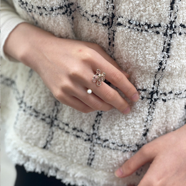 フラワーオープンリング イメージ画像1