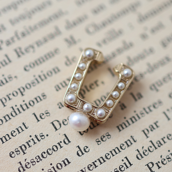 つぶつぶパールイヤーカフ イメージ画像1