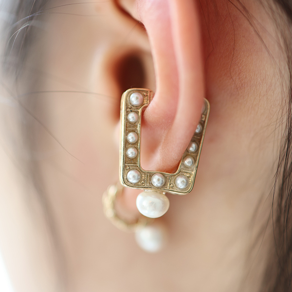 つぶつぶパールイヤーカフ イメージ画像3