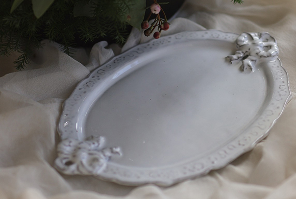 ガゾンフルリ プチオーバルプレート イメージ画像